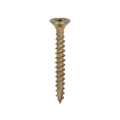 Classic Multi-Purpose Countersunk Gold Woodscrews - 3.0 x 25