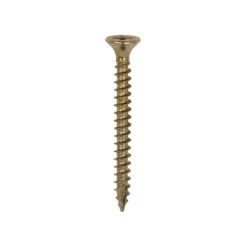 Classic Multi-Purpose Countersunk Gold Woodscrews - 3.0 x 30