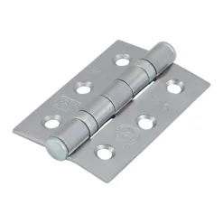 Ball Bearing Hinges Grade 7 Steel Satin Chrome - 76 x 51 x 2.2