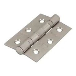 Ball Bearing Hinges Grade 7 Steel Satin Nickel - 76 x 51 x 2.2