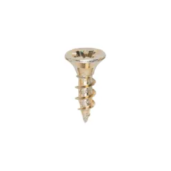 Solo Countersunk Gold Woodscrews - 3.5 x 12