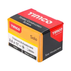 Alternative view of Solo Countersunk Gold Woodscrews - 3.5 x 17