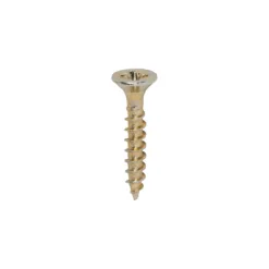 Classic Multi-Purpose Countersunk Gold Woodscrews - 3.5 x 20