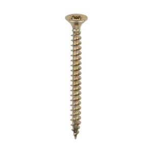 Classic Multi-Purpose Countersunk Gold Woodscrews - 3.5 x 40