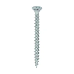 Solo Countersunk Silver Woodscrews - 3.5 x 40