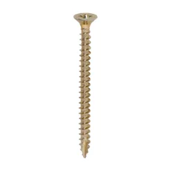 Classic Multi-Purpose Countersunk Gold Woodscrews - 3.5 x 45