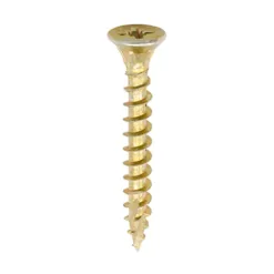 C2 Strong-Fix Multi-Purpose Premium Countersunk Gold Woodscrews - 3.5 x 50
