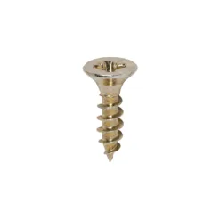 Classic Multi-Purpose Countersunk Gold Woodscrews - 4.0 x 16