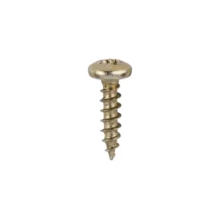 Classic Multi-Purpose Pan Head Gold Woodscrews - 4.0 x 16