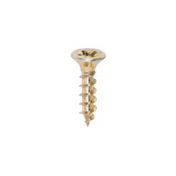 Solo Countersunk Gold Woodscrews - 4.0 x 17