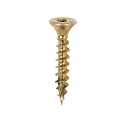 C2 Clamp-Fix Multi-Purpose Premium Countersunk Gold Woodscrews - 4.0 x 25