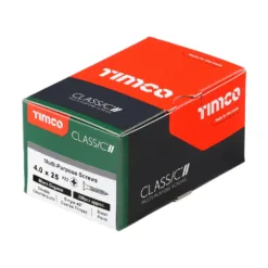 Alternative view of Classic Multi-Purpose Countersunk Black Woodscrews - 4.0 x 25