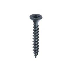 Countersunk Black Organic Woodscrews - 4.0 x 30