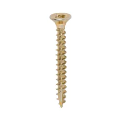 Classic Multi-Purpose Countersunk Gold Woodscrews - 4.0 x 35