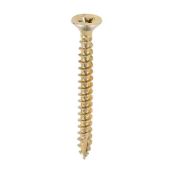 Classic Multi-Purpose Countersunk Gold Woodscrews - 4.0 x 40
