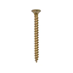 Solo Countersunk Gold Woodscrews - 4.0 x 45