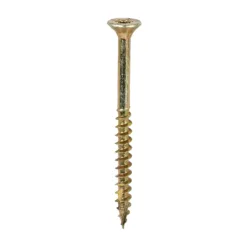C2 Clamp-Fix Multi-Purpose Premium Countersunk Gold Woodscrews - 4.0 x 50