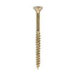 Velocity Premium Multi-Use Countersunk Gold Woodscrews - 4.0 x 50