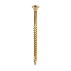 C2 Clamp-Fix Multi-Purpose Premium Countersunk Gold Woodscrews - 4.0 x 60