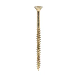 Velocity Premium Multi-Use Countersunk Gold Woodscrews - 4.0 x 60