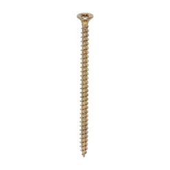 Solo Countersunk Gold Woodscrews - 4.0 x 70