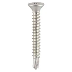 Window Fabrication Screws Countersunk PH Self-Tapping Self-Drilling Point Zinc - 4.8 x 25