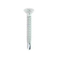 Window Fabrication Screws Countersunk PH Self-Tapping Self-Drilling Point Zinc - 4.8 x 38