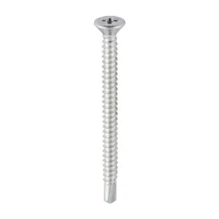 Window Fabrication Screws Countersunk PH Self-Tapping Self-Drilling Point Zinc - 4.8 x 60