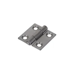 Butt Hinges Fixed Pin (1838) Steel Self Colour - 25 x 25