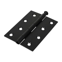 Butt Hinges Loose Pin (1840) Steel Black - 100 x 71
