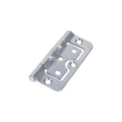 Hurlinge Hinges Fixed Pin (104) Steel Silver - 75 x 55
