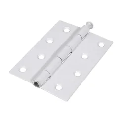 Butt Hinges Loose Pin (1840) Steel White - 100 x 71