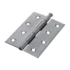 Butt Hinges Loose Pin (1840) Steel Satin Chrome - 100 x 71