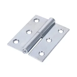 Lift Off Hinges (457) Left Hand Steel Silver - 75 x 62