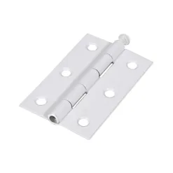 Butt Hinges Loose Pin (1840) Steel White - 75 x 50