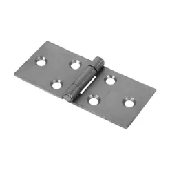 Backflap Hinges Uncranked Knuckle (404) Steel Self Colour - 38 x 87
