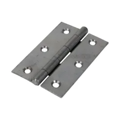 Butt Hinges Fixed Pin (1838) Steel Self Colour - 90 x 60