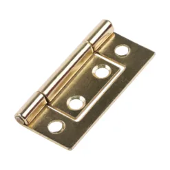 Flush Hinges (105) Steel Electro Brass - 50 x 38.5