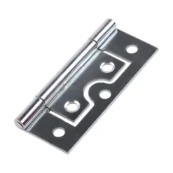 Flush Hinges (105) Steel Silver - 63 x 37
