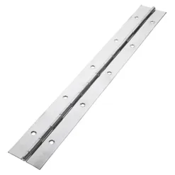 Piano Hinges Steel Nickel - 1800 x 38