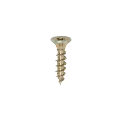 Solo Countersunk Gold Woodscrews - 4.5 x 20