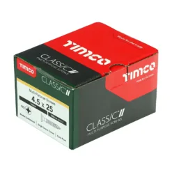 Alternative view of Classic Multi-Purpose Countersunk Gold Woodscrews - 4.5 x 25