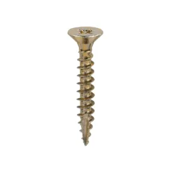 Classic Multi-Purpose Countersunk Gold Woodscrews - 4.5 x 30