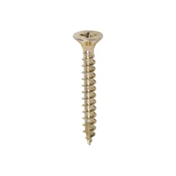 Classic Multi-Purpose Countersunk Gold Woodscrews - 4.5 x 35