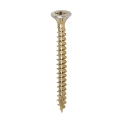 Classic Multi-Purpose Countersunk Gold Woodscrews - 4.5 x 45