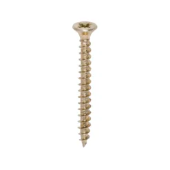 Solo Countersunk Gold Woodscrews - 4.5 x 45