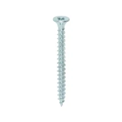 Solo Countersunk Silver Woodscrews - 4.5 x 50