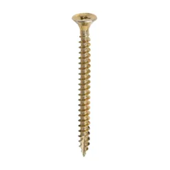 Classic Multi-Purpose Countersunk Gold Woodscrews - 4.5 x 55