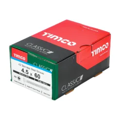 Alternative view of Classic Multi-Purpose Countersunk A2 Stainless Steel Woodcrews - 4.5 x 60