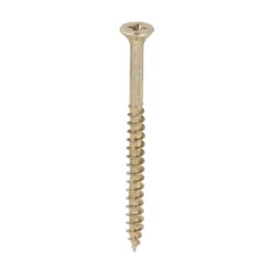Velocity Premium Multi-Use Countersunk Gold Woodscrews - 4.5 x 60